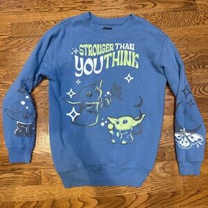 Women’s Star Wars Blue 'Stronger Than You Think' Sweatshirt